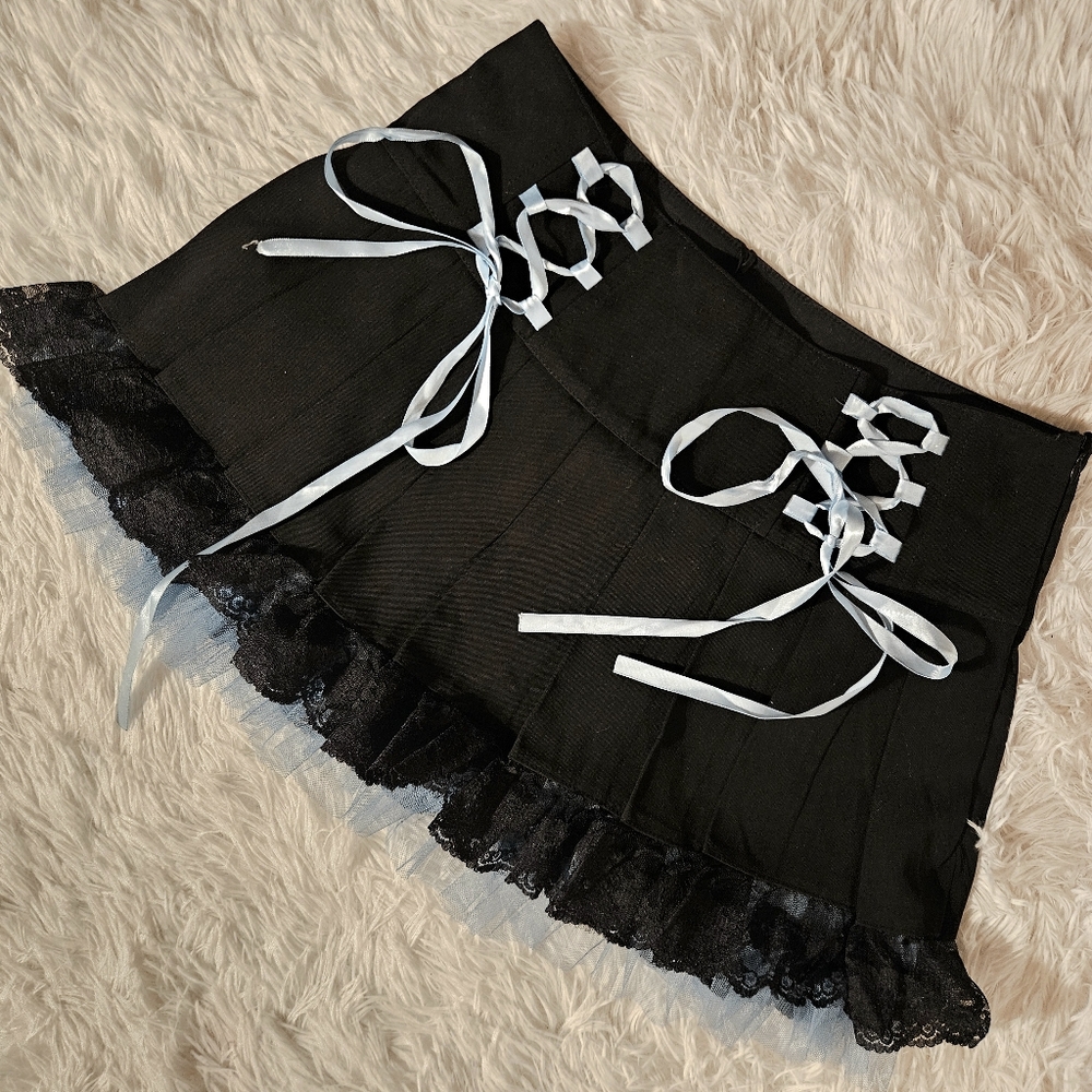 Widow: Sky Song Of Sadness Pleated Skirt, Size Small, BNWT, Dolls Kill - Picture 5 of 7